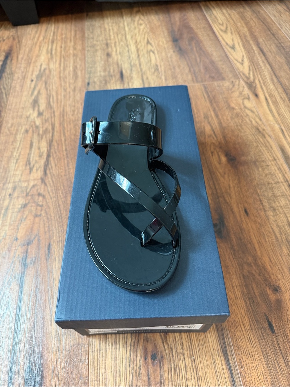 Splendid Black Susana Jelly Flip-Flop Sandals - Picture 2 of 4